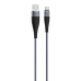 Кабель Olmio Solid, USB 2.0 - Type-C, 1.2м, 2.1A, усиленный, цве